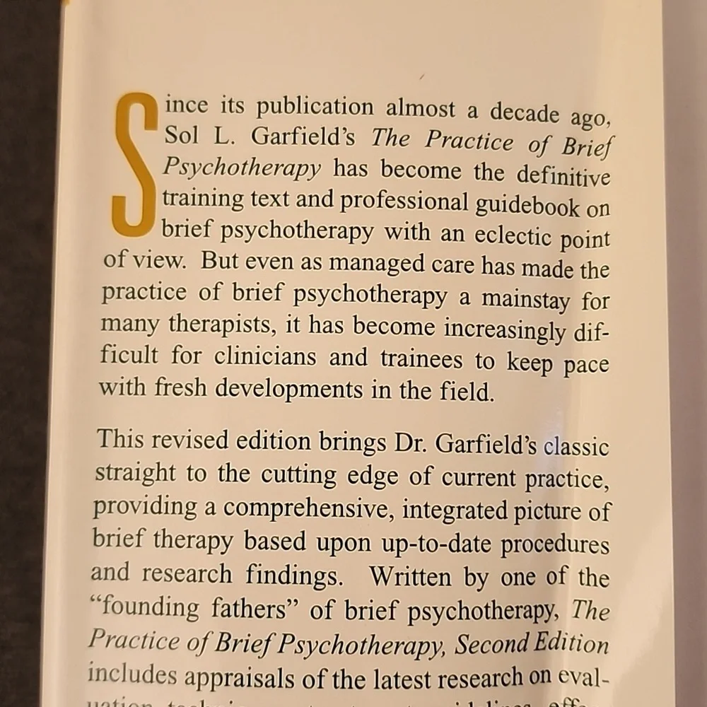 The Practice of‎ Brief Psychotherapy